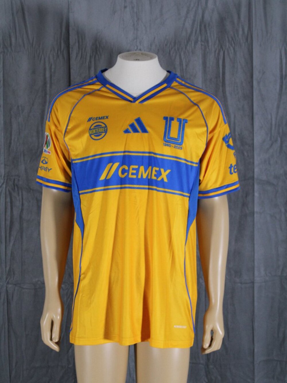 Tigres UANL Jersey - 2025 Home Jersey by Adidas - Men's Large - Picture 3 of 12
